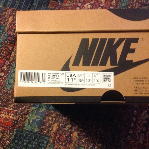 Air Jordan 1 Zoom CMFT 2 Men's Suede Multicolor Sneakers -11.5 - New in Box - Picture 10 of 11